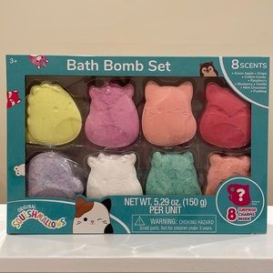 New Squishmallows Bath Bomb Set - 8 scents